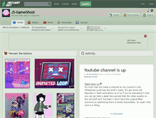 Tablet Screenshot of js-gameghost.deviantart.com