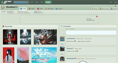 Desktop Screenshot of blooddust13.deviantart.com