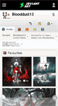 Mobile Screenshot of blooddust13.deviantart.com