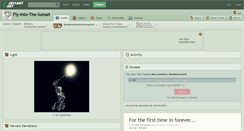 Desktop Screenshot of fly-into-the-sunset.deviantart.com