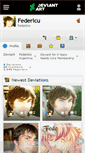 Mobile Screenshot of federicu.deviantart.com