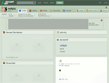 Tablet Screenshot of noitplz.deviantart.com