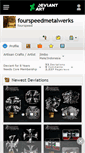 Mobile Screenshot of fourspeedmetalwerks.deviantart.com