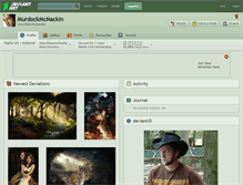 Tablet Screenshot of murdockmcmackin.deviantart.com