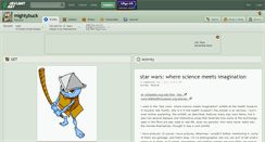 Desktop Screenshot of mightybuck.deviantart.com