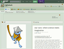 Tablet Screenshot of mightybuck.deviantart.com