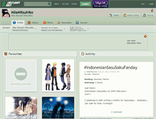 Tablet Screenshot of milamitsuhiko.deviantart.com