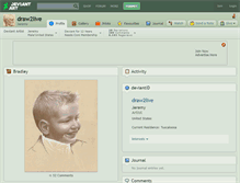 Tablet Screenshot of draw2live.deviantart.com