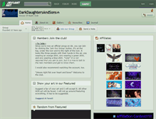 Tablet Screenshot of darkdaughtersandsons.deviantart.com