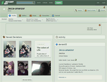 Tablet Screenshot of jecca-umanzor.deviantart.com