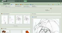 Desktop Screenshot of dragonking37.deviantart.com