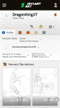 Mobile Screenshot of dragonking37.deviantart.com