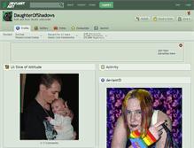 Tablet Screenshot of daughterofshadows.deviantart.com