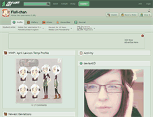 Tablet Screenshot of flaii-chan.deviantart.com