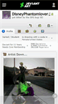 Mobile Screenshot of disneyphantomlover.deviantart.com
