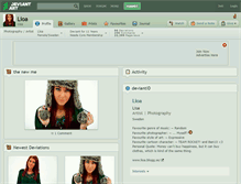 Tablet Screenshot of lioa.deviantart.com
