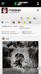 Mobile Screenshot of mogogogo.deviantart.com