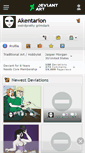 Mobile Screenshot of akentarion.deviantart.com