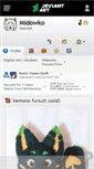 Mobile Screenshot of midowko.deviantart.com