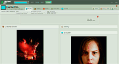 Desktop Screenshot of insaniac1126.deviantart.com