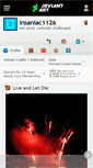 Mobile Screenshot of insaniac1126.deviantart.com