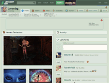 Tablet Screenshot of loverdag.deviantart.com