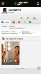 Mobile Screenshot of pandalove.deviantart.com