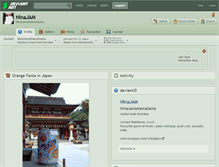 Tablet Screenshot of ninajam.deviantart.com