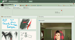 Desktop Screenshot of holycrusader19.deviantart.com