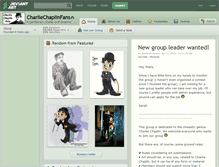 Tablet Screenshot of charliechaplinfans.deviantart.com