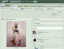 Tablet Screenshot of noelle23.deviantart.com