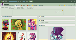 Desktop Screenshot of maxtaka.deviantart.com