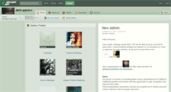 Desktop Screenshot of dark-speck.deviantart.com