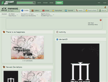 Tablet Screenshot of menecez.deviantart.com