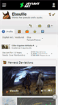 Mobile Screenshot of elsouille.deviantart.com