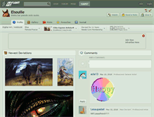 Tablet Screenshot of elsouille.deviantart.com