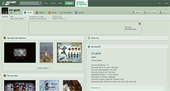 Desktop Screenshot of mr-geek.deviantart.com