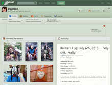 Tablet Screenshot of bigal2k6.deviantart.com