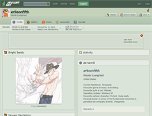 Tablet Screenshot of eriksonfifth.deviantart.com