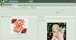 Desktop Screenshot of electricdawn.deviantart.com