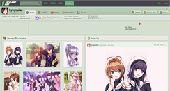 Desktop Screenshot of kyuyoukai.deviantart.com