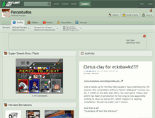 Tablet Screenshot of farcestudios.deviantart.com