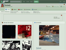 Tablet Screenshot of feeleash.deviantart.com