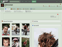 Tablet Screenshot of joliemuresan.deviantart.com