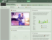 Tablet Screenshot of gamer-comics.deviantart.com