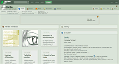 Desktop Screenshot of danika.deviantart.com