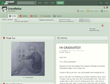 Tablet Screenshot of crocofielius.deviantart.com