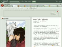 Tablet Screenshot of mucchin.deviantart.com