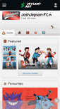 Mobile Screenshot of joshjepson-fc.deviantart.com