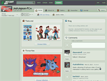 Tablet Screenshot of joshjepson-fc.deviantart.com